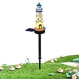 Genérico Luces Solares Exteriores,Lámpara de Atalaya para Balcón | Luz Impermeable para Jardín Terraza Piscina Balcón Entrada