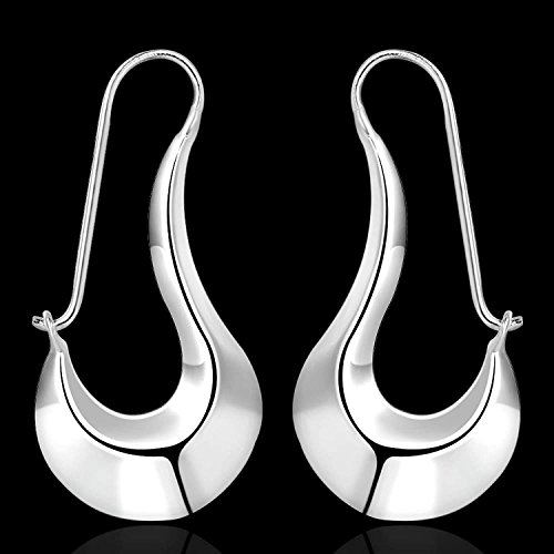 Nykkola Beautiful Fine Jewelry Sterling Silver Unique Simple Dangle Earrings #TOP6