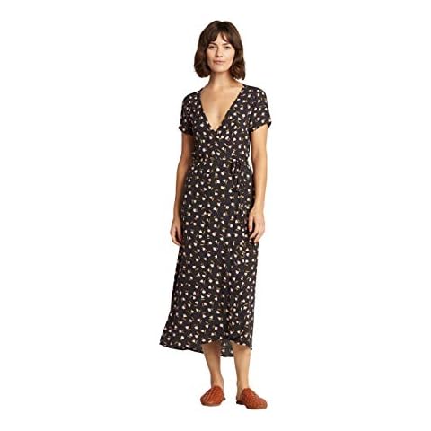 BILLABONG Women's Casual Midi Wrap Dress Cover