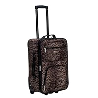Rockland Fashion Softside Upright Luggage Set, Leopard, 2-Piece (14/19) — image 10