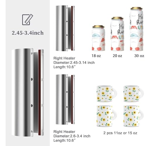 Máquina Termofijadora Doble Estación para Tumbler 11-30oz miniatura 3