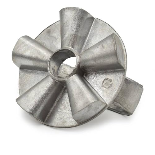 Erre4M Stampo pieno per pane michetta in fusione d'alluminio √∏10,5 cm.