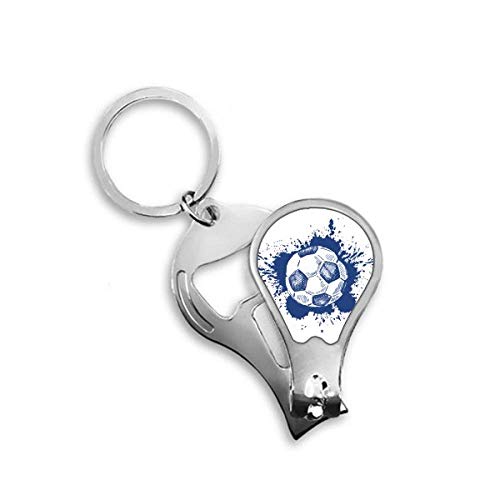 Coupe-ongles football bleu manucure enfant motif ballon de foot