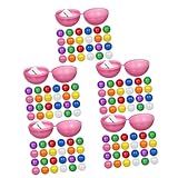 BESTonZON 125pcs Fillable Raffle Plastic Draw for Party Games Easy to Use Reusable for Birthday Celebrations Corporate Events and School Activities