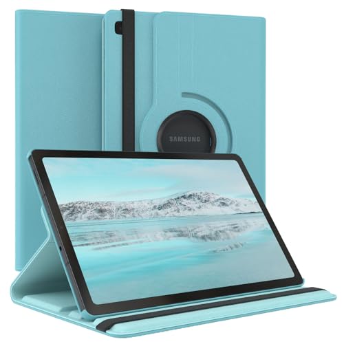 Image of Vultic Rotating Case for Samsung Galaxy Tab S3 9.7 2017 (9.7-inch) [SM-T820/T825/T827], 360 Degree Stand [Auto Sleep/Wake] Folio Leather Smart Tablet Cover (Sky Blue)