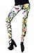 Fashion Mic Stella Elyse Funky Print Cotton Leggings (Regular (S/M), Tropical)