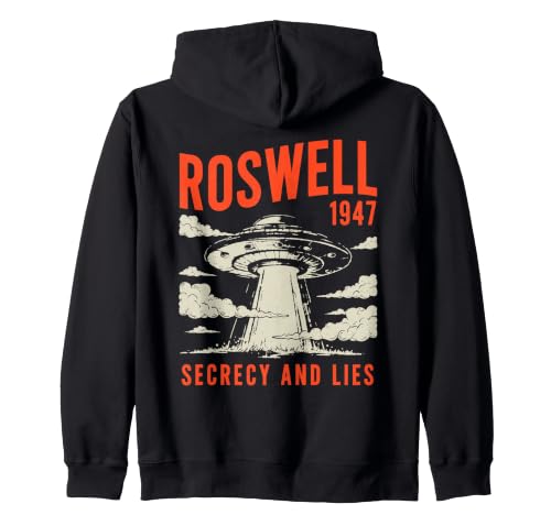 Roswell New Mexico Roswell Aliens 1947 Roswell NM Roswell Zip Hoodie