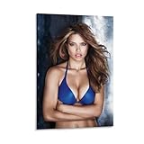 Poster du modle Adriana Lima Dfil de mode Adriana Lima (8) - Impression sur toile - 30 x 45 cm