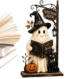 Halloween-Schild Aus Feinem Holz – Für Den Schreibtisch, Handgefertigtes Ge
