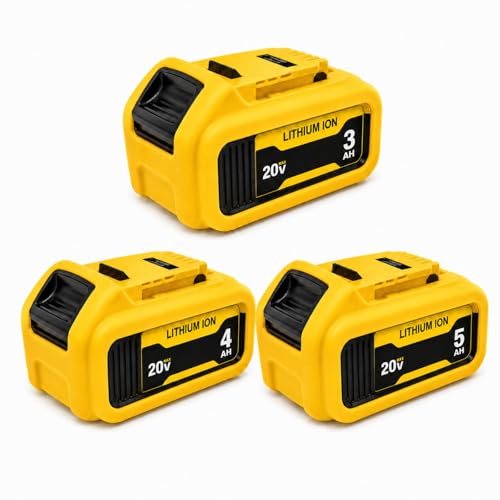 3PCS Silicone Battery Cover Case for DeWalt 20V 3.0 4.0 5.0 Batteries
