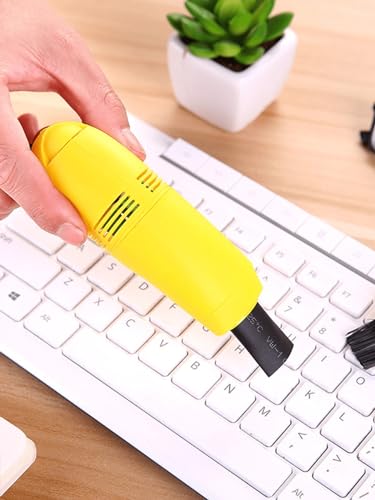 GTC USB Powered Mini Vaccume Cleaner for Laptop, Computer, Keyboard, Electronics Device, Car, Home (CMV-3016, Yellow (1)