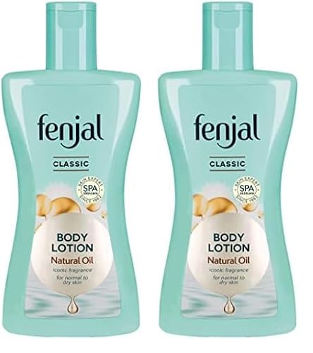FENJAL Classic Luxury Hydrating Body Lotion - 200ml |Long Lasting Moisturisation and Hydration (Pack of 2)
