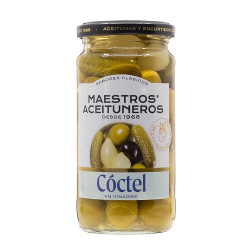 Maestros Aceituneros Pickle Cocktail Mix in Vinegar 370g