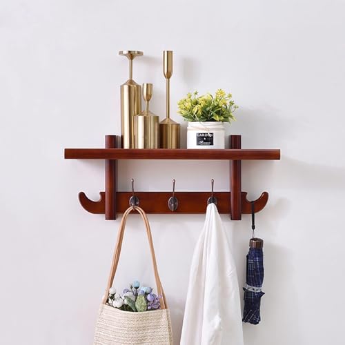 Porte-manteau mural avec étagère pour sublimer l'accueil de votre maison