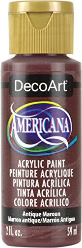Image of DecoArt Americana Acrylic Paint, 2-Ounce, Antique Maroon