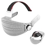 SHEAWA for Meta Quest 2 ヘッドストラップ ヘッドバンド 重みを減少 寝ながらVR 快適 圧力分散 シリコンゴム 互換品 アクセサリー (ホワイト) image