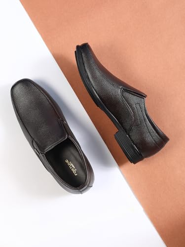 Image of Liberty Fortune H202 02 Formal Non Lacing Moccasin Shoes for Men with PVC Sole| Suitable for Wedding Office Wear | Durable Lightweight and Cushioned Footbed | Shock Absorption