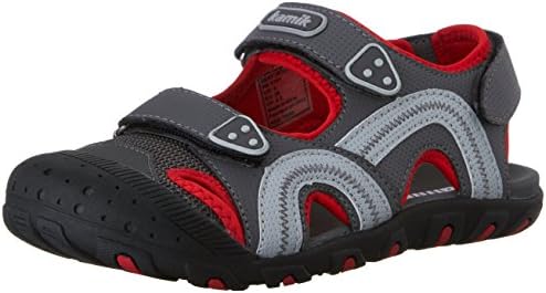 Kamik Sea Turtle Sandal (Toddler/Little Kid/Big Kid), Charcoal, 6 M US Big Kid