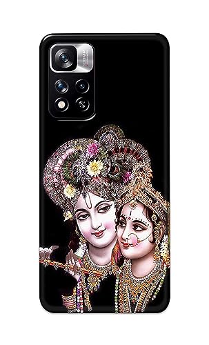 Image of PRINTFIDAA� Printed Hard Back Cover Case for Mi Xiaomi 11i 5G | Xiaomi 11i HyperCharge 5G Back Cover (Radha Krishna) -2808