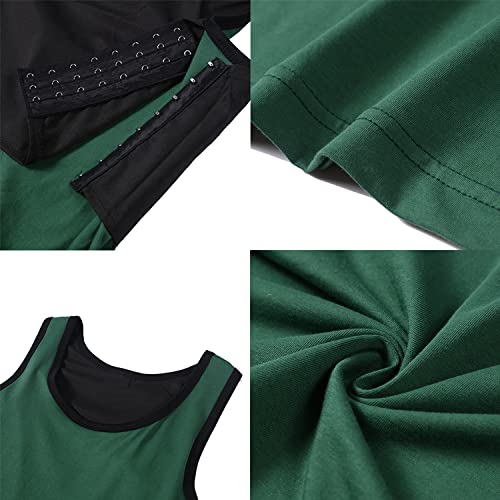 Image of Tomboy Transgender Lesbian FTM Cotton Long Elastic band Built-in Chest Binder