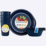 Preserve 20310, Everyday Tableware Set, Midnight Blue