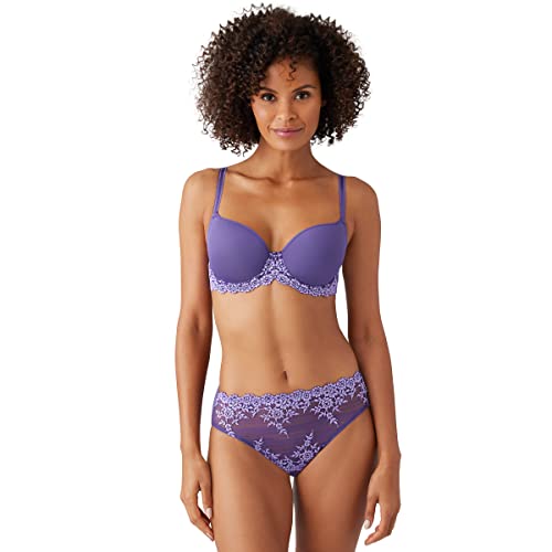 Image of Wacoal Womens Embrace Lace Lightly Padded Underwire Mid Coverage T-Shirt Bra, 853191
