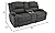 RecPro Charles 70" Powered Double RV Wall Hugger Recliner Sofa | Loveseat | RV Furniture | Cloth by RecPro
