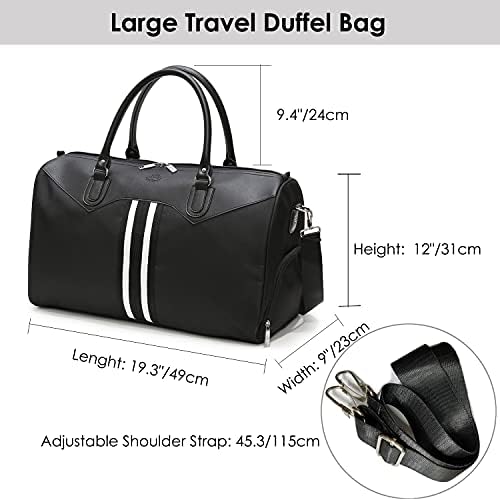 Overnight Weekend Bag Travel Duffel Bags for Men Carry on Gym Bag Shoulder Tote Bag for Sports, Waterproof Nylon Luggage Bag 6 Overnight Weekend Bag Travel Duffel Bags for Men Carry on Gym Bag Shoulder Tote Bag for Sports, Waterproof Nylon Luggage Bag
