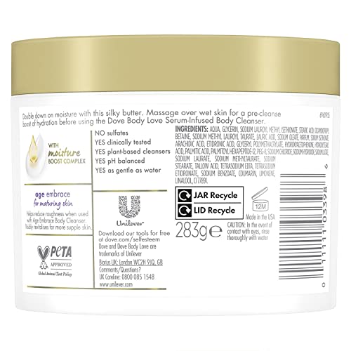 Dove-Body-Love-Shower-Cleansing-Butter-For-Maturing-Skin-Age-Embrace-Cleanser-is-Silkier-than-Body-Wash-with-Glycerin-and-Peptides-10-oz 41tpyDuoS8L