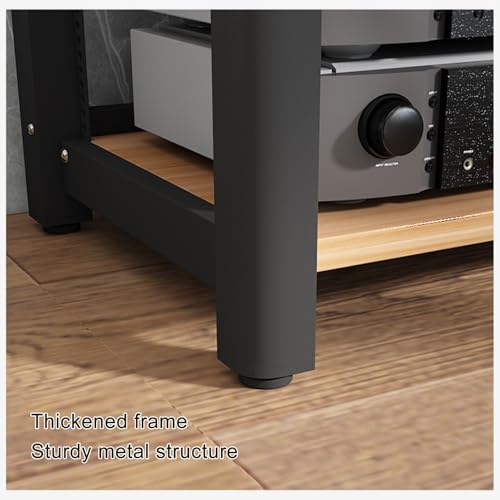 Armoire de rangement multimédia et support audio portable réglable - 6