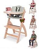 Abiie Beyond Junior Convertible Wooden High Chair with Removable Tray
