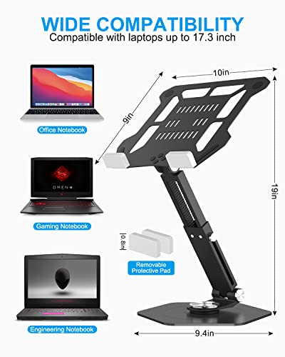 Laptop-Stand-for-Desk-Laptop-Stand-Adjustable-Height-up-to-19-inch-Swivel-Laptop-Stand-with-360Rotating-Laptop-Riser-Computer-Stand-Compatible-with-MacBook-and-All-Laptops