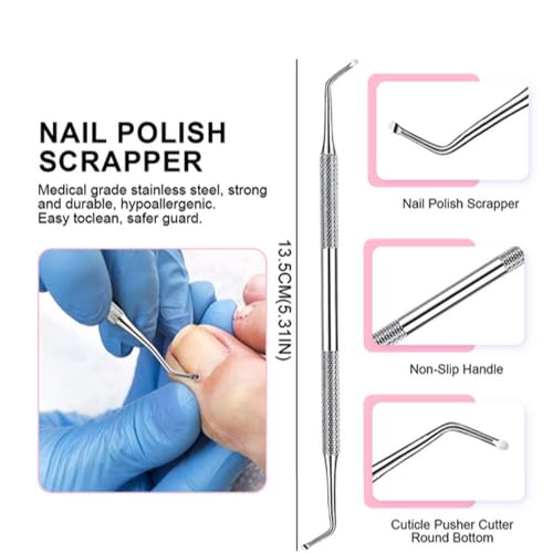 Conjunto de manicure para salão de beleza, kit de ferramentas para cuidados com as unhas,Kit para cu