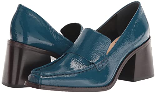 Vince Camuto Women's Footwear Women's Segellis Stacked Heel Loafer Clog, Mediterranea, 8.5 #TOP6