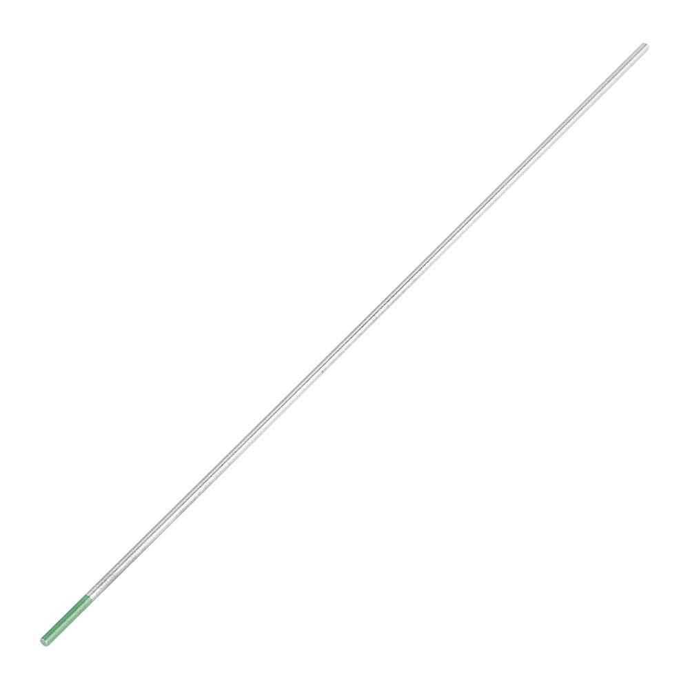 Reine Wolframelektrodenstange Professionelle Grüne Spitze Tig Stick für AC Schweißgerät WP, 10 Stücke(1.6mm*150mm),Wolfram-Elektrode