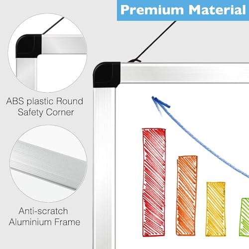 DumanAsen Lavagna magnetica bianca cancellabile a