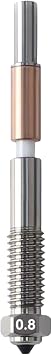QIDI Q2/Q2C Combo Bimetal Hot End Compatible | Quick Change Nozzle Kit | 3D Printer Extruder Parts Hardened Steel Coated 3D Printer Nozzle for High Temperature and Abrasion Resistant Multiple Sizes
