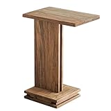 【Table D'appoint de Canapé Mobile Moderne】-- Cette table d'appoint a un design en forme de C de style moderne, qui est beau et facile à mettre vos pieds sous le canapé, la table basse ou le lit. La table basse est également équipée de roulettes, ce qui la rend très facile à déplacer.