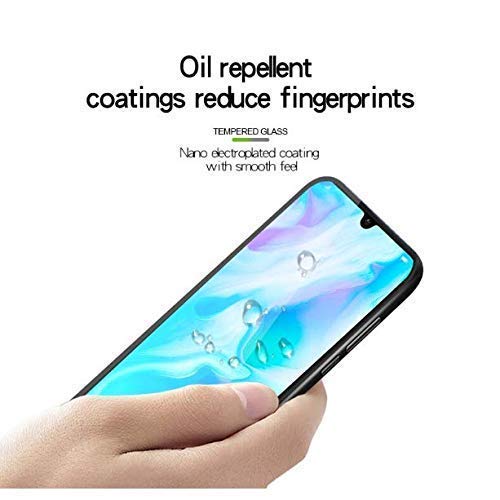 Image of Screen Protector for Motorola Moto E7 Plus | Moto E7+ (Black) Tempered Glass Edge-to-Edge 6D Screen Guard With Installation Kit