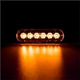 4x/6x/8x/10x 12V 24V LED externo marcador lateral luz de advertencia lámpara de liquidación luz de señal de giro