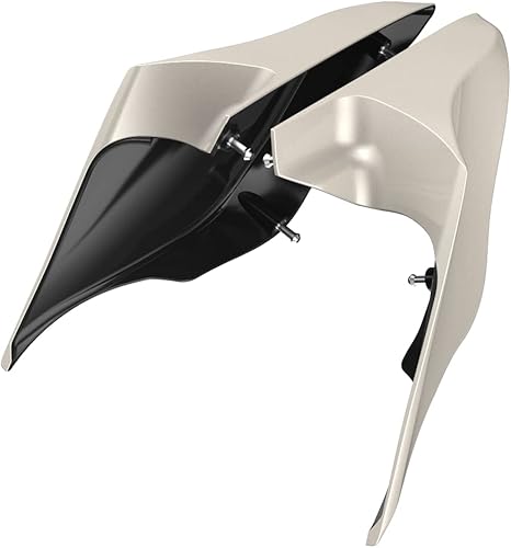 Miniatura 99 de Advanblack Barracuda - Cubiertas laterales estiradas plateadas (brillantes), paneles extendidos para Harley Touring Street Glide Road Glide Electra