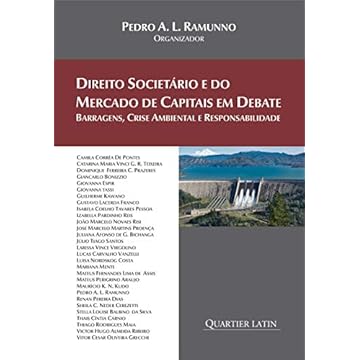 Capa do livro Direito Societário e do Mercado de Capitais em Debate; Barragens, Crise Ambiental e Responsabilidade