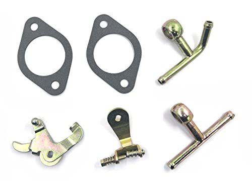 Fuel Inlet Repair Fittings With T Banjo Fuel Tee Union Kit,Throttle Lever Linkage Kit&Gaskets For Weber 45 Dcoe/Dco #TOP9