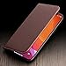 ADAARA Wallet Case for iPhone SE 2022/SE 2020/8/7, Genuine Cowhide Leather Case 3 Card Slots and Kickstand Folio Flip Cover for iPhone 7/8/SE2/SE 3 (Color : Preto)