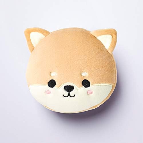 Puckator CUSH230 Relaxeazzz Shiba Inu Dog Round Plush Travel Pillow & Eye Mask