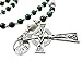 Westmon Works Saint Patrick Irish Rosary Glass Beads with Metal Celtic Crucifix and Protective Case