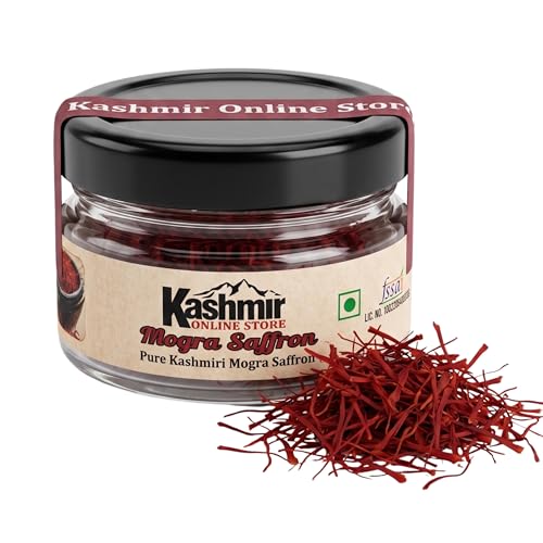 Image of Kashmir Online Store Original Saffron - Natural & Pure Finest Grade Kashmiri Kesar For Pregnant Women, Cooking, Face & Skin. (0.25g)