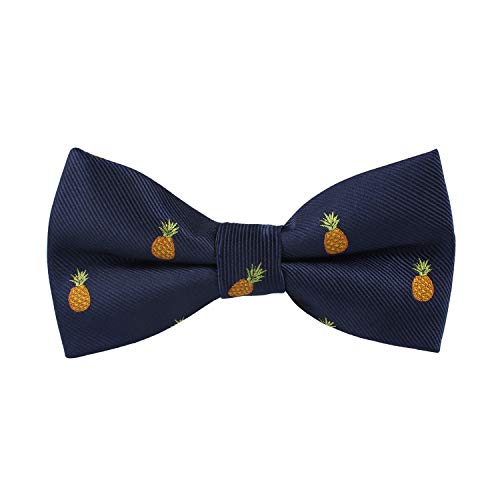 AUSCUFFLINKS Pineapple Bow Ties for Him Fruit Lover Fruits Farmer | Fun Bowtie | Novelty Work Colleague Bowtie | Bday Gift for Guys (Pineapple Bow Tie)
