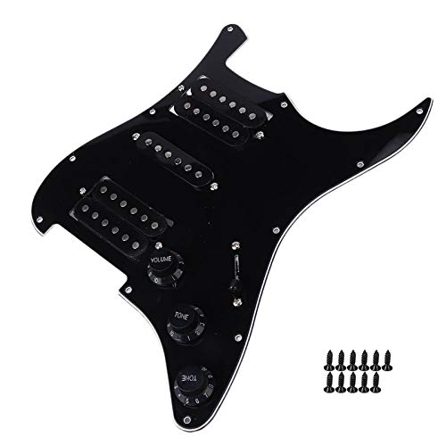 Pickguard Humbucker utile pour guitariste(black) - Les Beatles, Paul McCartney, John Lennon, RIngo Starr, George Harrison Pickguard Humbucker utile pour guitariste(black) – Image 3