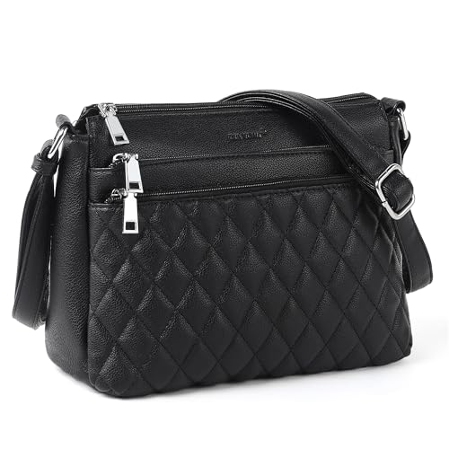 Purses for Women Crossbody Bags for Women Medium Crossbody Purses Shoulder Bags with Multi Zipper Pocket